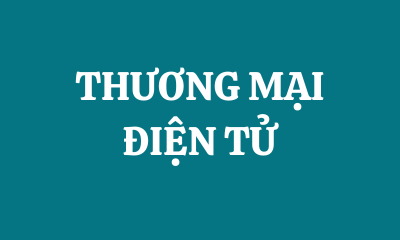 THƯƠNG MẠI ĐIỆN TỬ